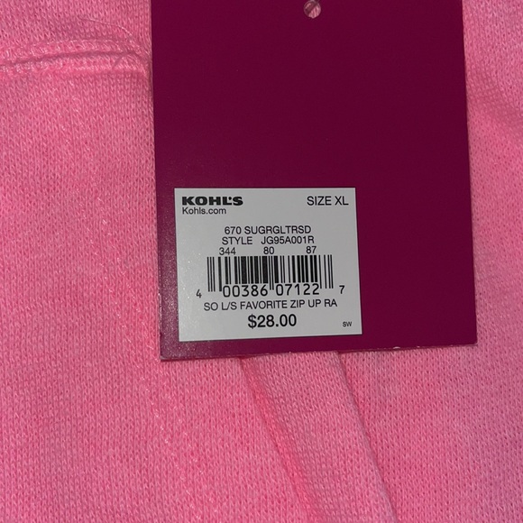 4 - XL lounge sweatshirt Zip-ups. All new with tags. Listing as a bundle. - Picture 2 of 5